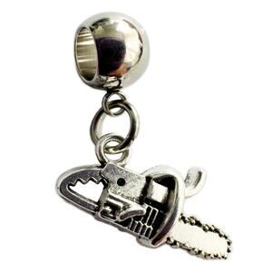 Chainsaw Charm - Chainsaw Saw Construction Tool with Stainless Steel Connector